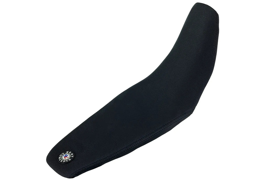 Seat Concepts Komfort-Sitzbank Kawasaki KLX230R S, Black Sandpaper, Seiten Black Carbon Fiber
