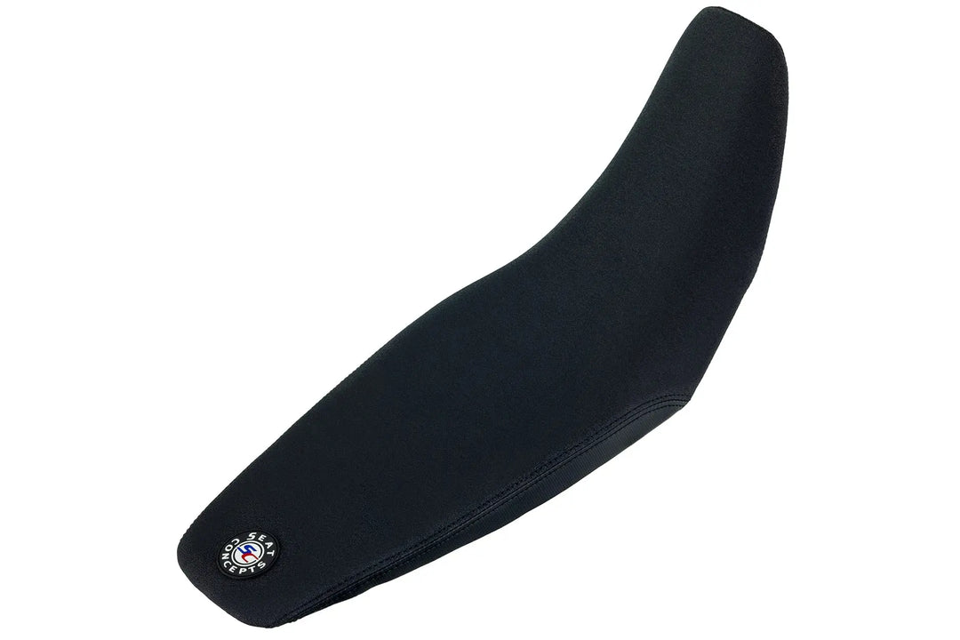 Seat Concepts Komfort-Sitzbank Kawasaki KLX230R S, Black Sandpaper, Seiten Black Carbon Fiber