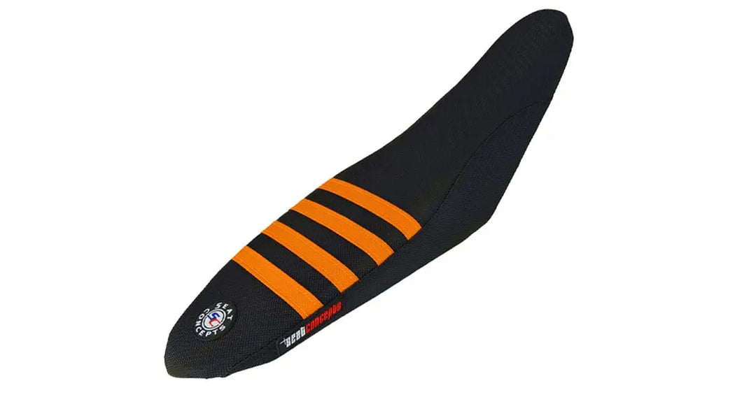 Seat Concepts Element Sitzbank KTM EXC-F / EXC / SX-F / SX, Black Wire / Black Wire / Orange Wire (Abbildung zeigt Standardhöhe)