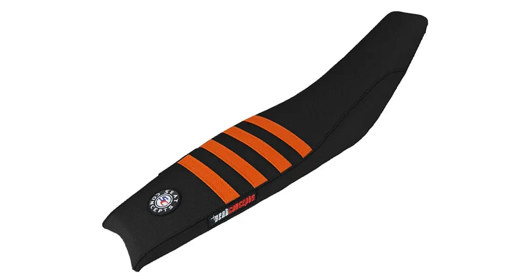 Seat Concepts Element Sitzbank KTM EXC-F / EXC / SX-F / SX, Black Wire / Black Wire / Orange Wire (Abbildung zeigt Standardhöhe)