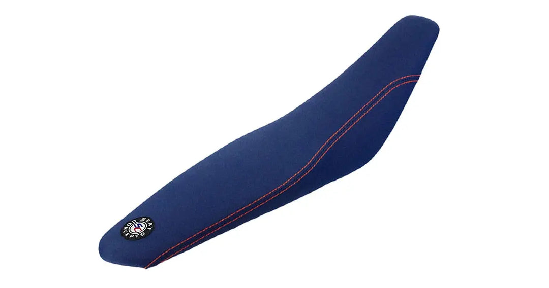 Seat Concepts Komfort-Sitzbank KTM EXC-F / EXC / SX-F / SX, Midnight Blue Luna, Naht orange