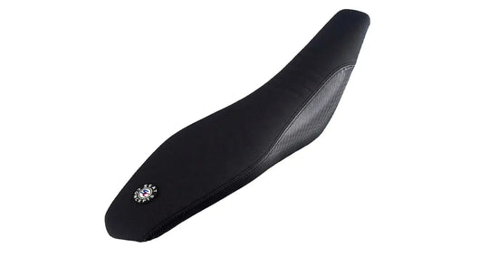 Seat Concepts Komfort-Sitzbank XL KTM EXC-F / EXC / SX-F / SX, Black Sandpaper, Seiten Black Carbon Fiber, Naht schwarz
