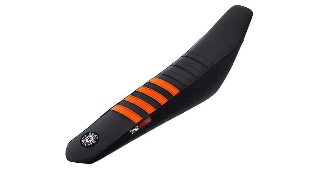 Seat Concepts Race 2.0 Sitzbezug KTM EXC-F / EXC / SX-F / SX, Black Wire / Black Wire / Orange Wire