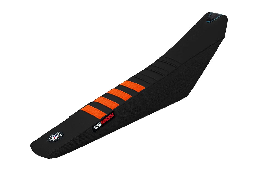 Seat Concepts Race 2.0 Sitzbank KTM EXC-F / EXC / SX-F / SX, Black Wire / Black Wire / Orange Wire (Abbildung zeigt Standardhöhe)