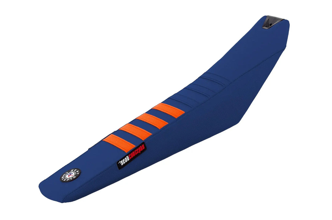 Seat Concepts Race 2.0 Sitzbank KTM EXC-F / EXC / SX-F / SX, Midnight Blue Wire / Midnight Blue Wire / Orange Wire (Abbildung zeigt Standardhöhe)