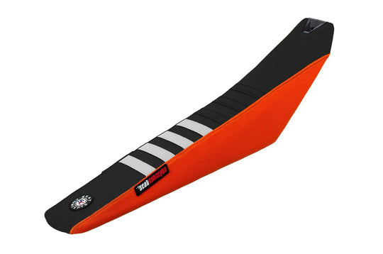 Seat Concepts Race 2.0 Sitzbank KTM EXC-F / EXC / SX-F / SX, Orange Wire / Black Wire / White Wire