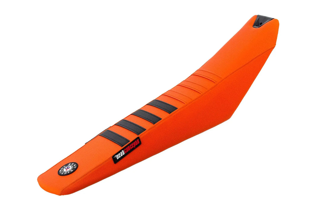 Seat Concepts Race 2.0 Sitzbezug KTM EXC-F / EXC / SX-F / SX, Orange Wire / Orange Wire / Black Wire