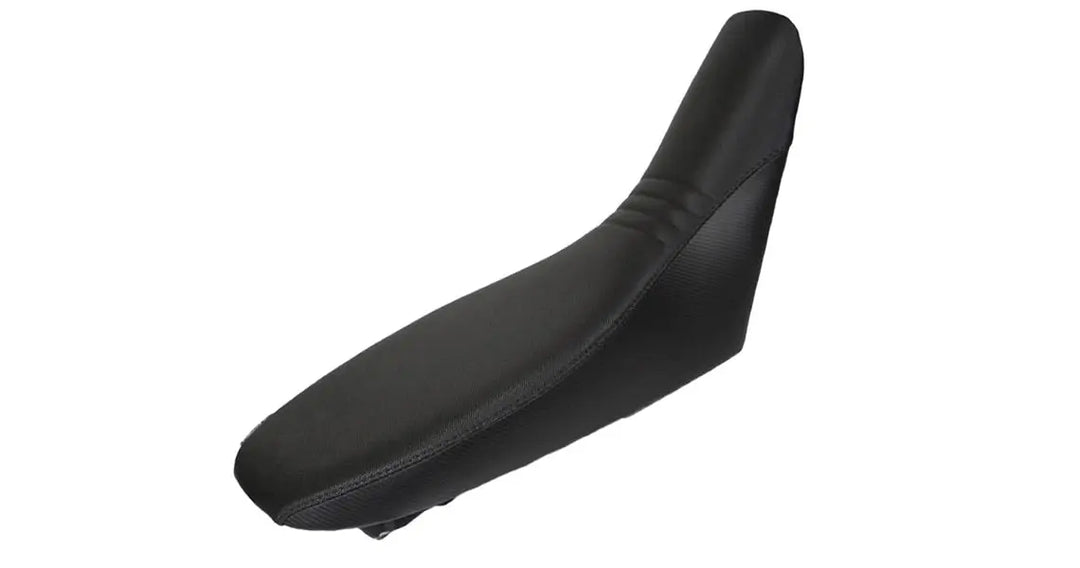 Seat Concepts Komfort Foam &amp; Cover Kit KTM 640 Adventure, Black Sandpaper, Seiten Black Carbon Fiber, Naht schwarz