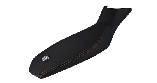 Seat Concepts Rally Sitzbank KTM 790 / 890 Adventure, Black Sandpaper, Seiten Black Carbon Fiber, Naht schwarz
