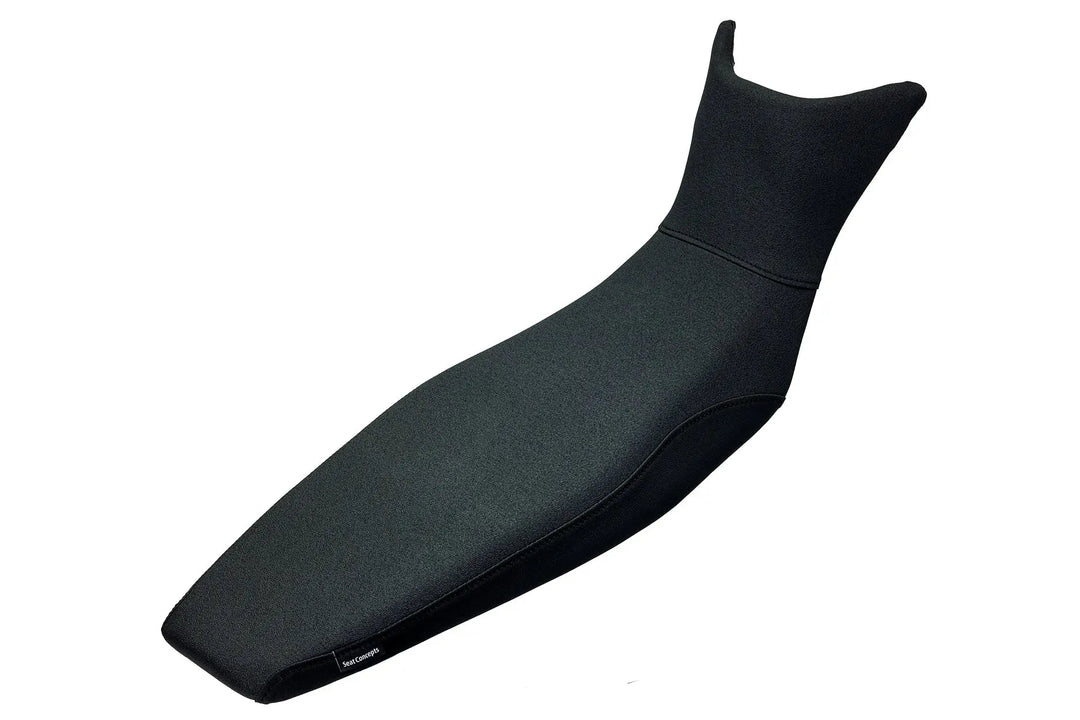 Seat Concepts Rally Sitzbank niedrig KTM 390 Adventure R, Black Sandpaper, Seiten Black Luna
