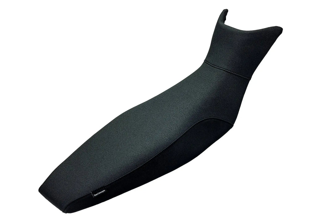 Seat Concepts Rally Sitzbank hoch KTM 390 Adventure R, Black Sandpaper, Seiten Black Luna