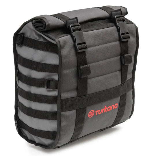 Turkana HippoHips 30L Hybrid Satteltaschen-Set, Grau Turkana Gear