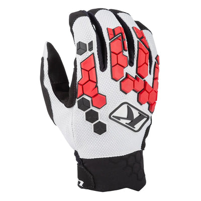KLIM Dakar Handschuh, White - Black KLIM