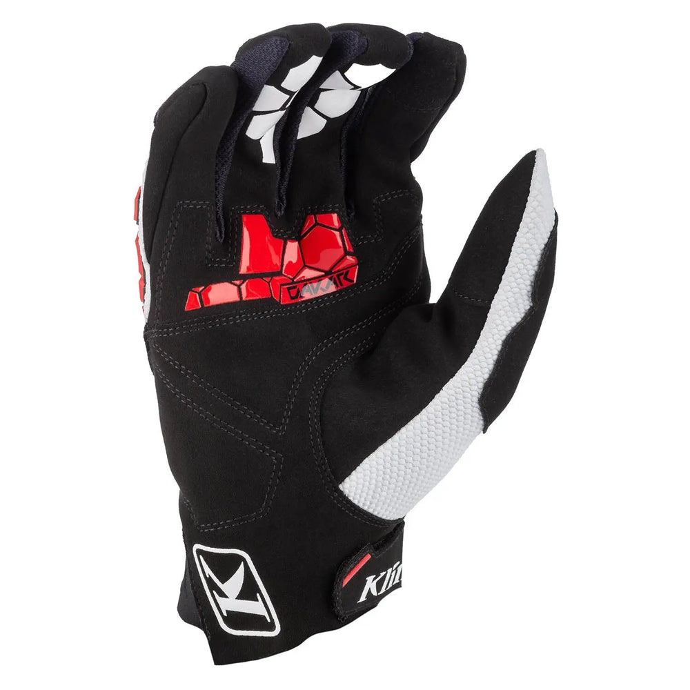 KLIM Dakar Handschuh, White - Black KLIM