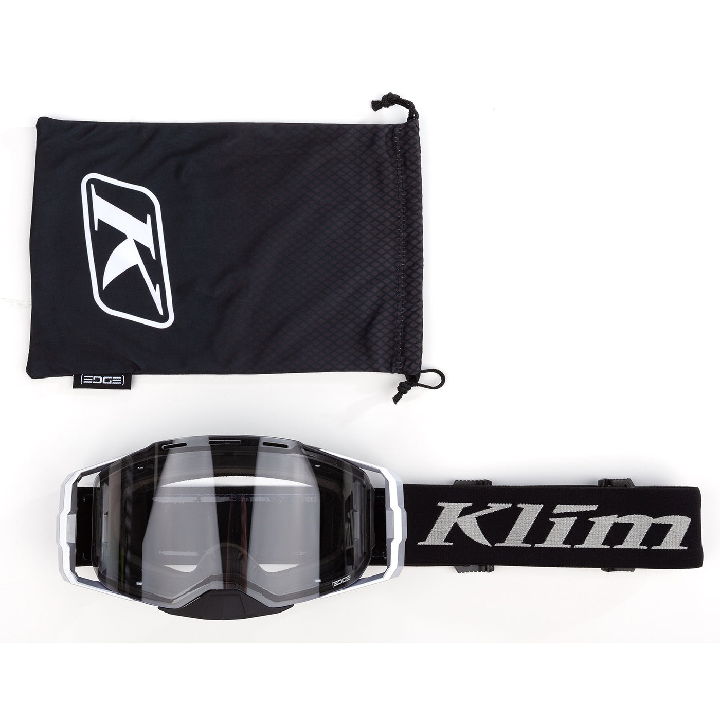 KLIM Edge Off-Road Brille, Focus Metallic Silver