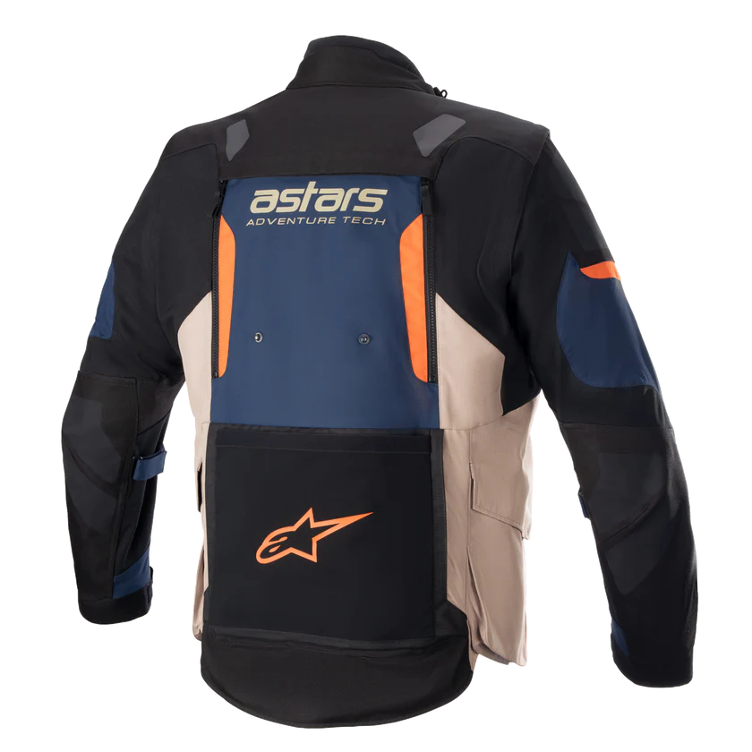 Alpinestars Halo Drystar Jacke Blau / Khaki / Orange