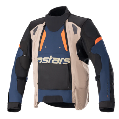 Alpinestars Halo Drystar Jacke Blau / Khaki / Orange