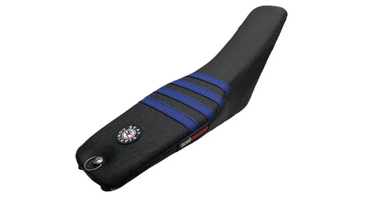Seat Concepts Element Foam &amp; Cover Kit Sherco SE / SEF, Black Wire / Black Wire / Sapphire Blue Wire
