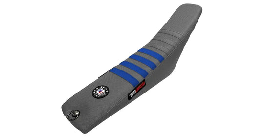 Seat Concepts Race 2.0 Foam &amp; Cover Kit Sherco SE / SEF, Grey Wire / Grey Wire / Sapphire Blue Wire