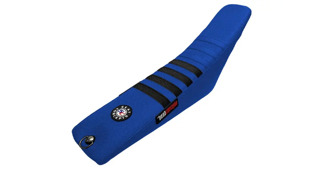 Seat Concepts Race 2.0 Foam &amp; Cover Kit Sherco SE / SEF, Sapphire Blue Wire / Sapphire Blue Wire / Black Wire