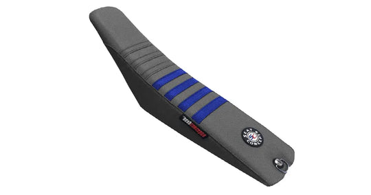 Seat Concepts Race 2.0 Foam &amp; Cover Kit Sherco SE / SEF, Grey Wire / Grey Wire / Sapphire Blue Wire