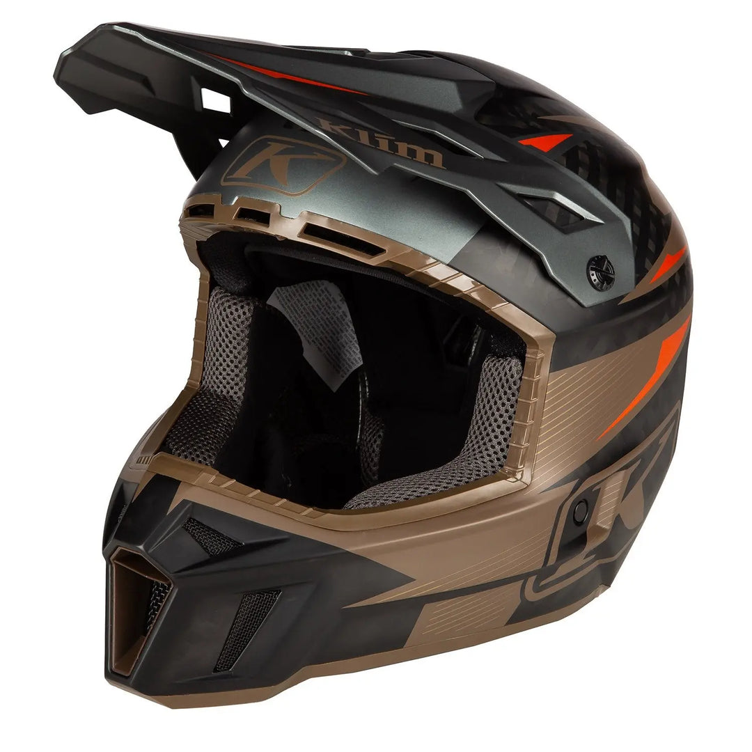 KLIM F3 Carbon Pro ECE Helm, Striker Potter&