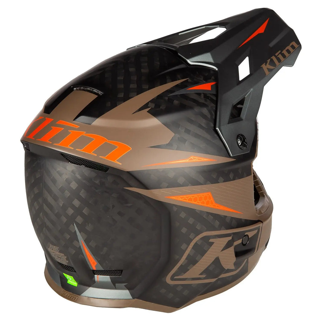 KLIM F3 Carbon Pro ECE Helm, Striker Potter&
