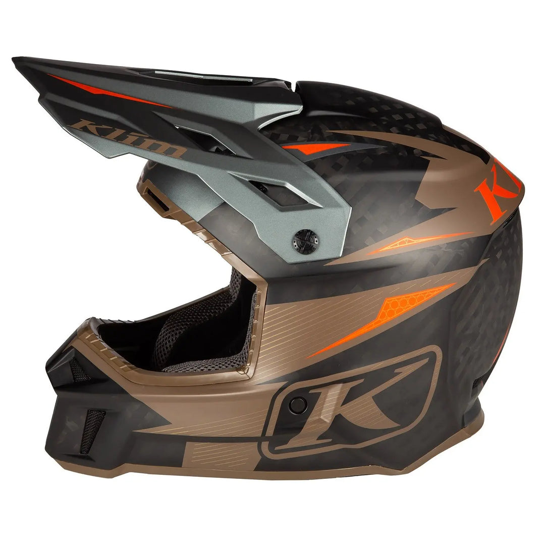 KLIM F3 Carbon Pro ECE Helm, Striker Potter&