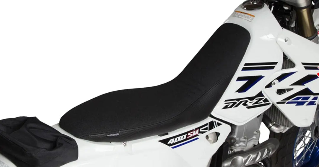 Seat Concepts Komfort-Sitzbank Suzuki DR-Z400, Black Carbon Fiber