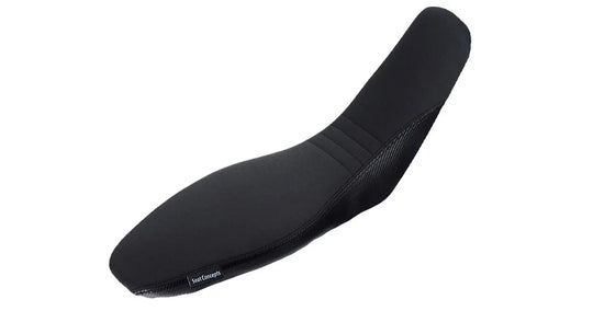 Seat Concepts Komfort-Sitzbank Suzuki DR-Z400, Black Semi-Grip, Seiten Black Carbon Fiber