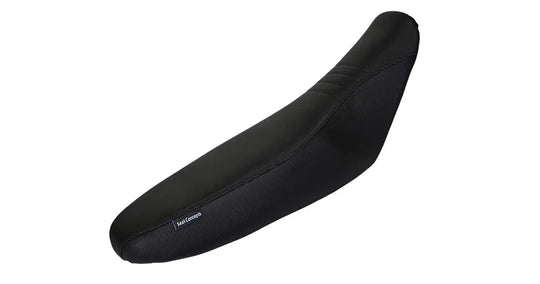 Seat Concepts Komfort-Sitzbank Suzuki DR-Z400, Black Semi-Grip, Seiten Black Carbon Fiber