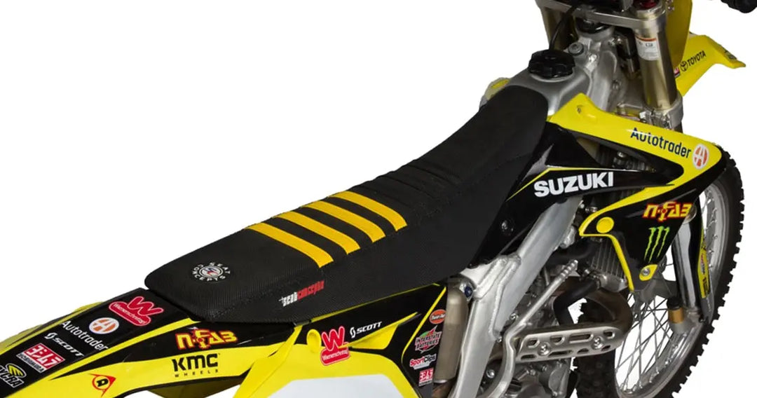 Seat Concepts Race 2.0 Sitzbezug Suzuki RM-Z450, Black Wire / Black Wire / Yellow Wire