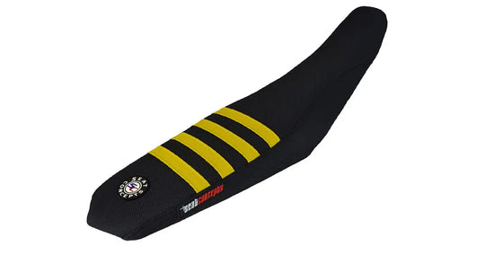 Seat Concepts Element Foam &amp; Cover Kit Suzuki RM-Z450 / RM-Z250, Black Wire / Black Wire / Yellow Wire