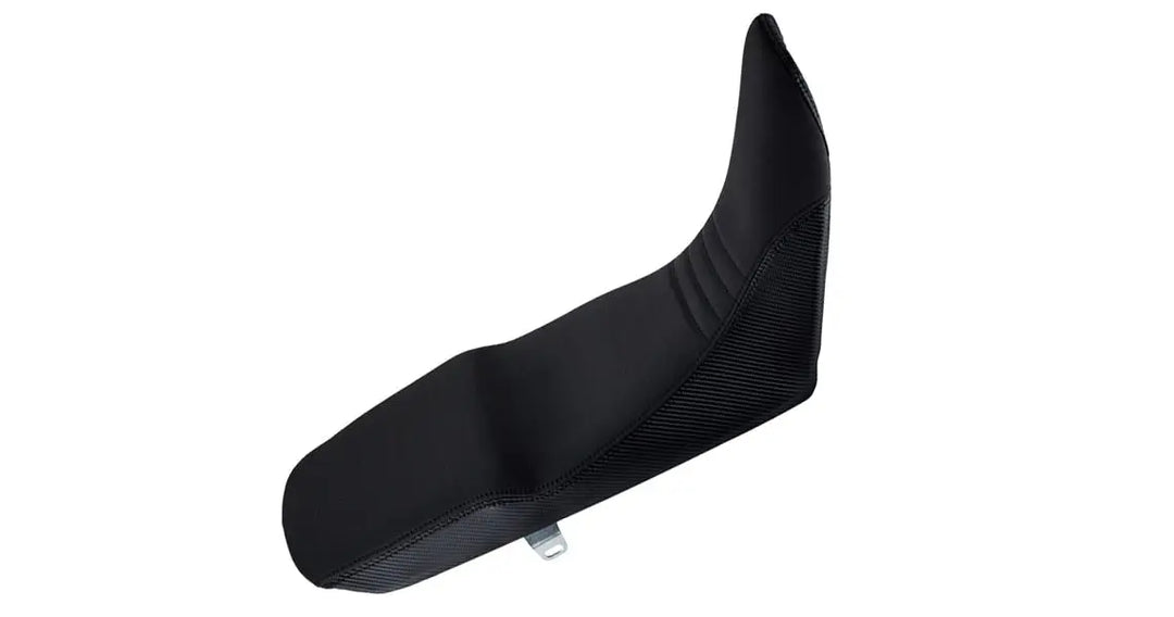 Seat Concepts Komfort-Sitzbank Suzuki DR 650 SE, Black Semi-Grip, Seiten Black Carbon Fiber