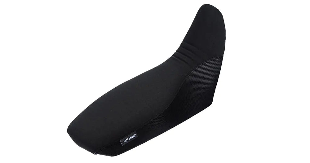 Seat Concepts Komfort-Sitzbank Suzuki DR 650 SE, Black Semi-Grip, Seiten Black Carbon Fiber