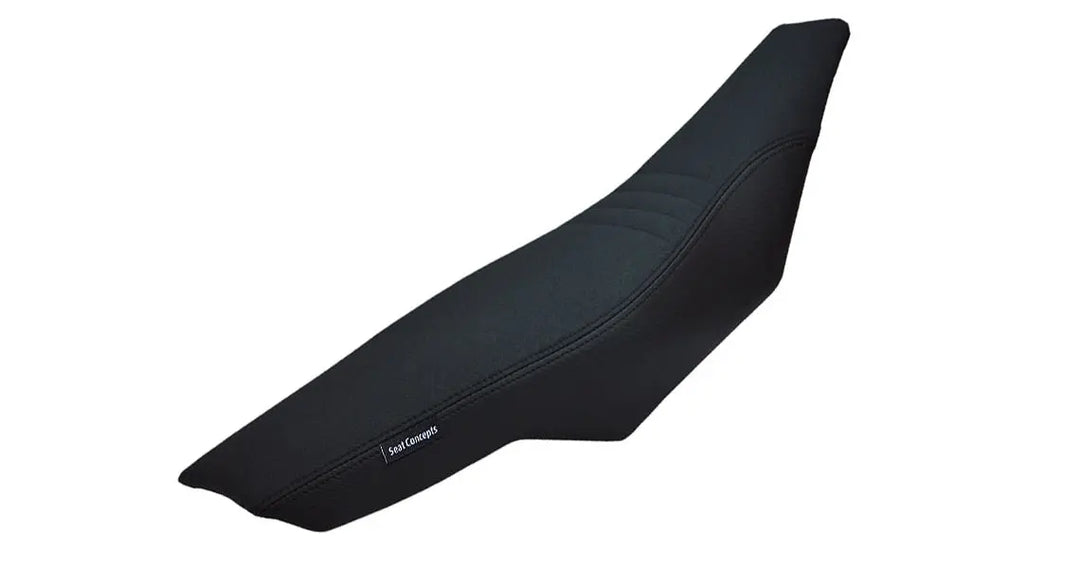 Seat Concepts Komfort Foam &amp; Cover Kit SWM RS 650 R / SM 650 R, Black Sandpaper, Seiten Black Carbon Fiber