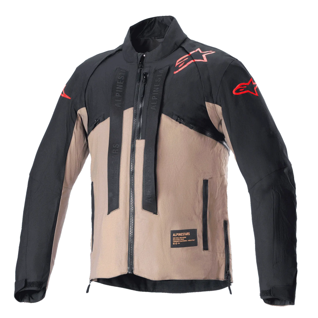 Alpinestars Techdura Jacke Black / Falcon Brown Alpinestars