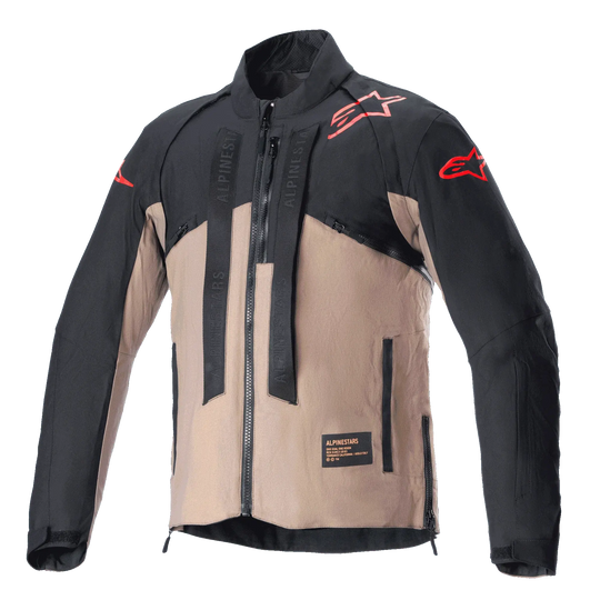 Alpinestars Techdura Jacke Black / Falcon Brown Alpinestars