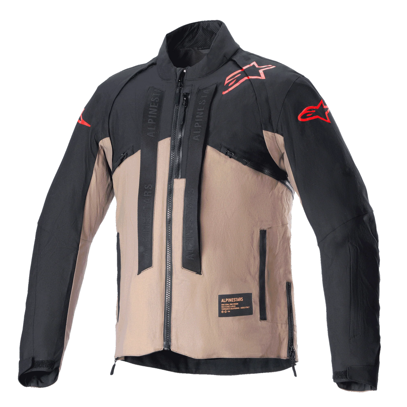 Alpinestars Techdura Jacke Black / Falcon Brown