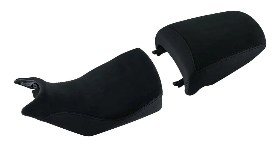 Seat Concepts Komfort Foam &amp; Cover Kit mit Soziusbezug Triumph Tiger 900, Black Diamante, Seiten Black Luna