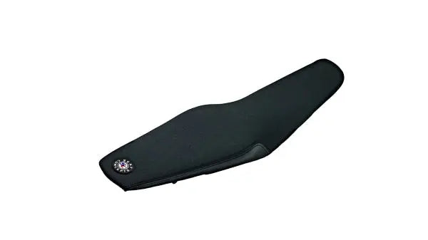 Seat Concepts Komfort Foam &amp; Cover Kit Triumph TF 250-X / TF 450-RC, Black Sandpaper, Seiten Black Carbon Fiber, Naht schwarz