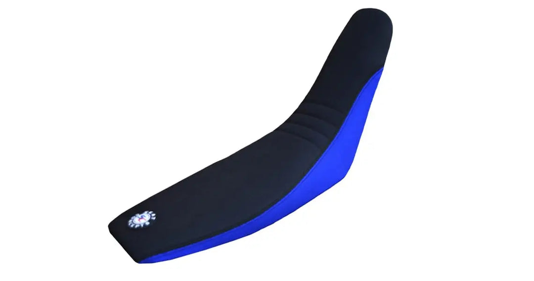 Seat Concepts Komfort Foam &amp; Cover Kit Yamaha WR250F / WR450F, Black Sandpaper, Seiten Cobalt Blue Wire