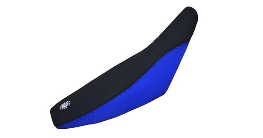 Seat Concepts Komfort Foam &amp; Cover Kit Yamaha WR250F / WR450F, Black Sandpaper, Seiten Cobalt Blue Wire