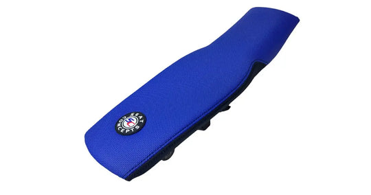 Seat Concepts Komfort-Sitzbank Yamaha YZ250F / YZ450F / WR250F / WR450F, Cobalt Blue Wire, Seiten Black Sandpaper