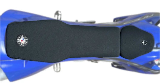 Seat Concepts Komfort-Sitzbank Yamaha YZ250F / YZ450F / WR250F / WR450F, Black Sandpaper, Seiten Black Carbon Fiber