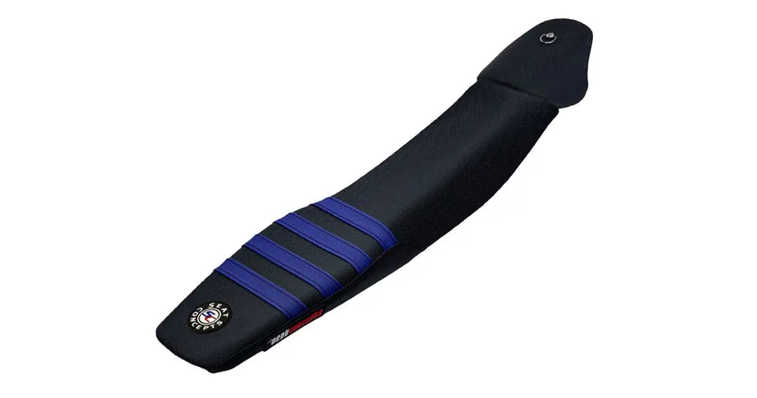 Seat Concepts Element Sitzbank Yamaha YZ250F / YZ450F / WR250F / WR450F, Black Wire / Black Wire / Cobalt Blue Wire