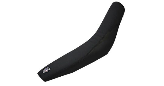 Seat Concepts Komfort Foam &amp; Cover Kit Yamaha WR450F, Black Sandpaper, Seiten Black Carbon Fiber