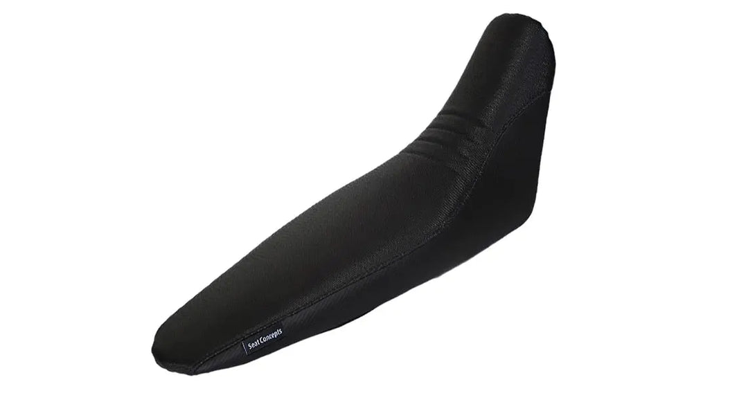 Seat Concepts Komfort-Sitzbank Yamaha WR250R / WR250X, Black Semi-Grip, Seiten Black Carbon Fiber (Abbildung zeigt Standardhöhe)