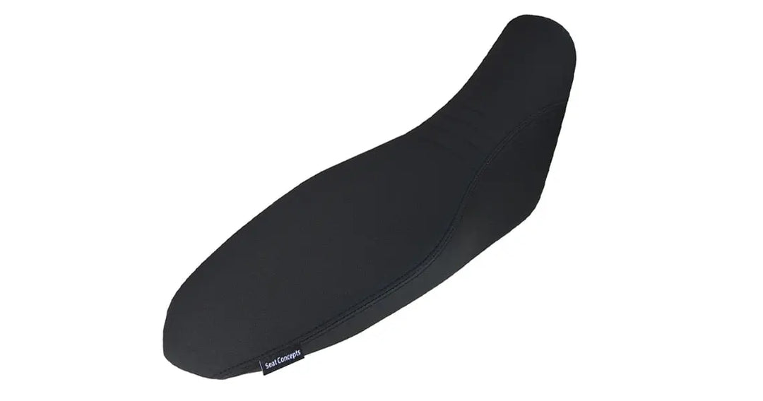 Seat Concepts Komfort-Sitzbank Yamaha WR250R / WR250X, Black Sandpaper, Seiten Black Carbon Fiber