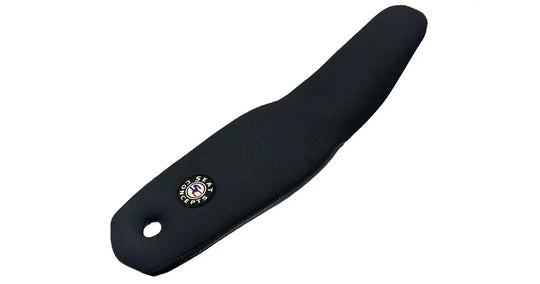 Seat Concepts Komfort Foam &amp; Cover Kit Yamaha YZ125 / YZ250, Black Sandpaper, Seiten Black Carbon Fiber